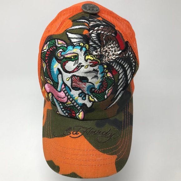 Ed Hardy Other - Ed Hardy Unisex Snap Back Multi-Color Hat